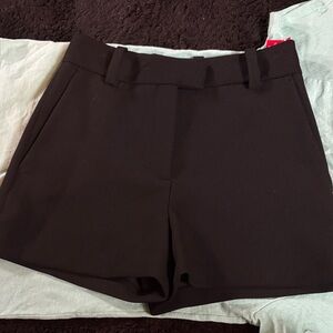 Maje Formal Black High Waist Women's Shorts Size 36